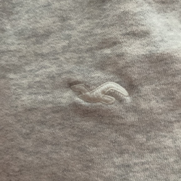 white hollister cropped hoodie medium - Picture 2 of 4